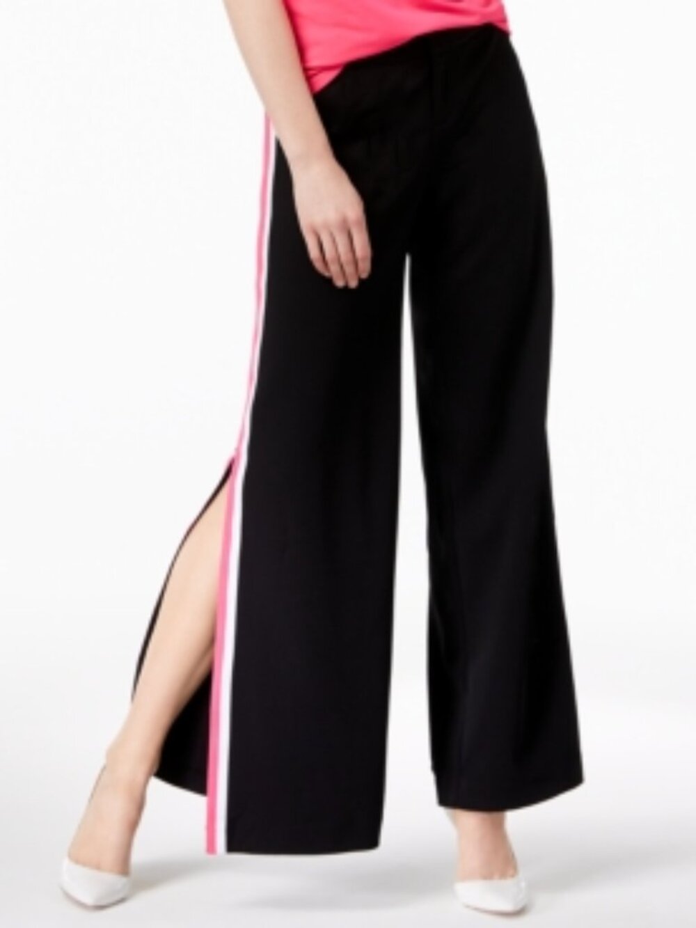 INC International Concepts Womens Vented Wide Leg Pants